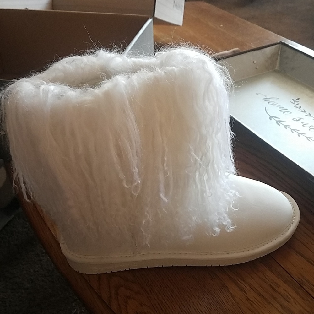 Bearpaw "Boo" boots - White - W8